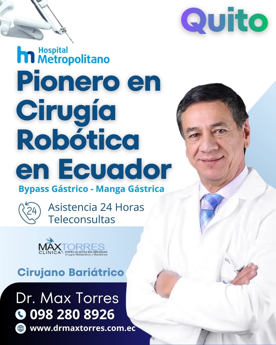 Dr. Max Torres: Manga G&aacute;strica en Quito WhatsApp  0982808926