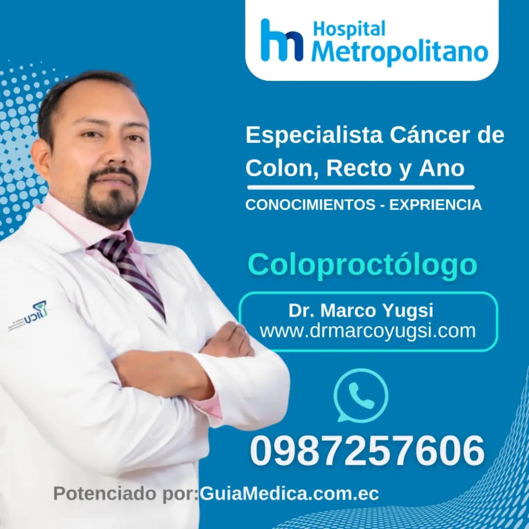 Dr. Marco Yugsi: Colitis cr&oacute;nica y Crohn en Quito
