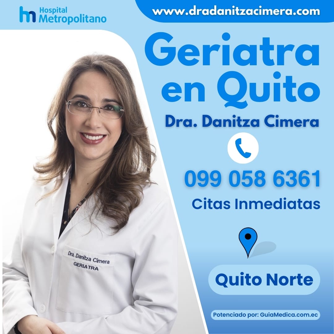 Dra. Danitza Cimera : Especialista en Geriatr&iacute;a en Quito