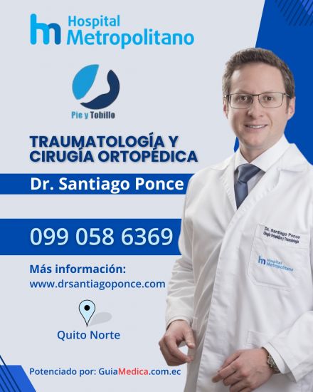 Dr. Santiago Ponce: Lesiones Deportivas en Quito
