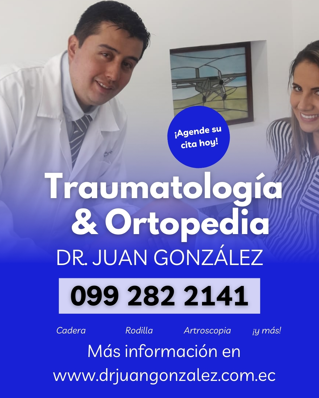 Dr. Juan Gonz&aacute;lez: Rotura de Menisco en Quito