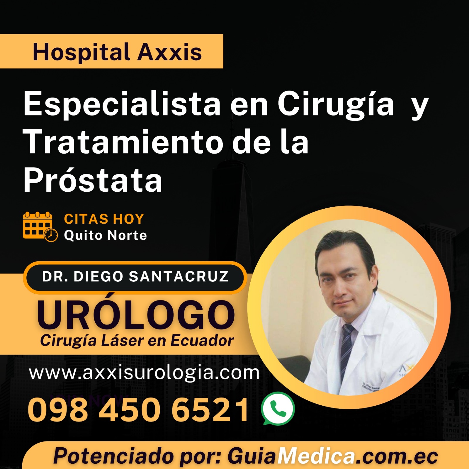Endourolog&iacute;a en Quito : Dr. Diego Santacruz