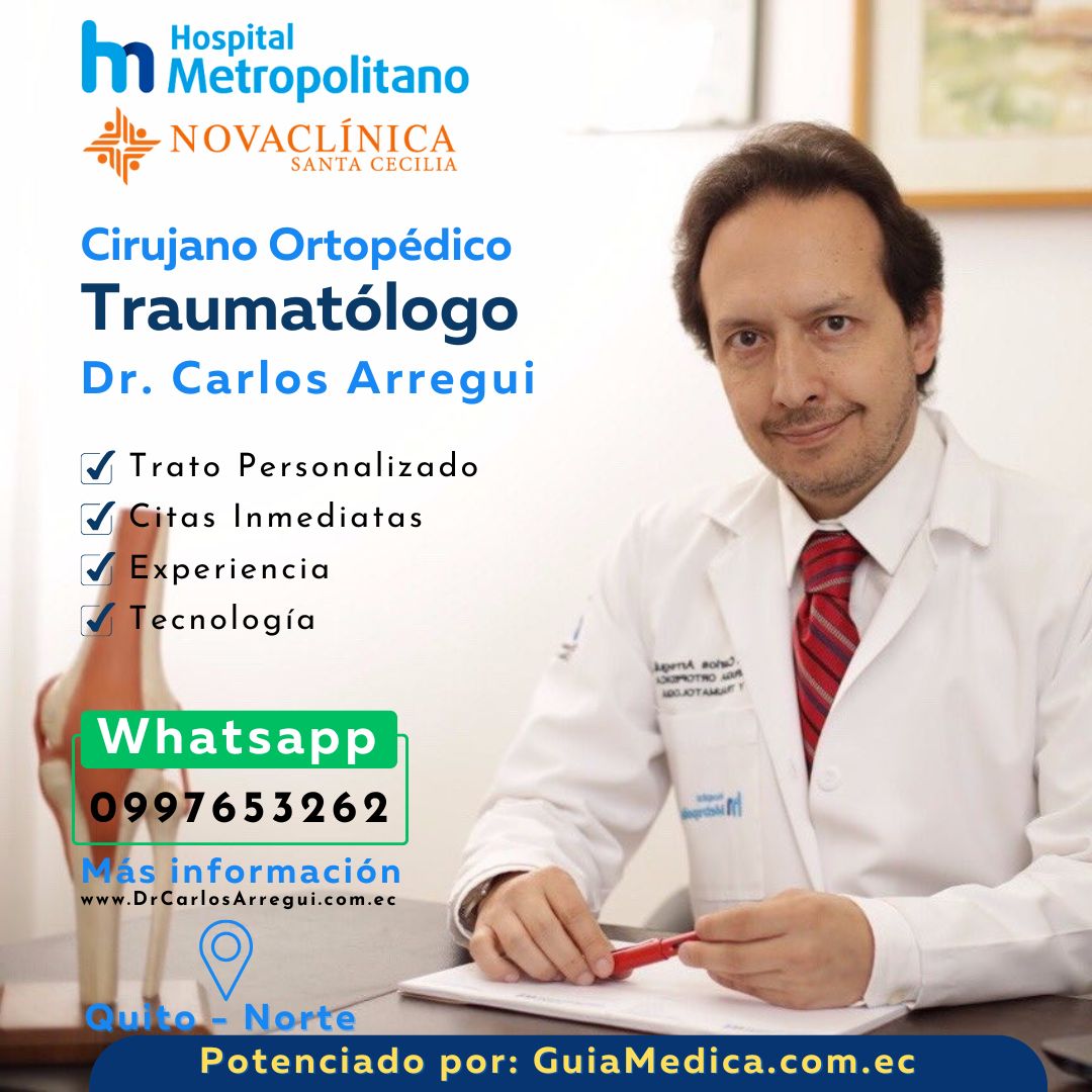 Pr&oacute;tesis de Rodilla en Quito - Dr. Carlos Arregui Traumat&oacute;logo en Quito