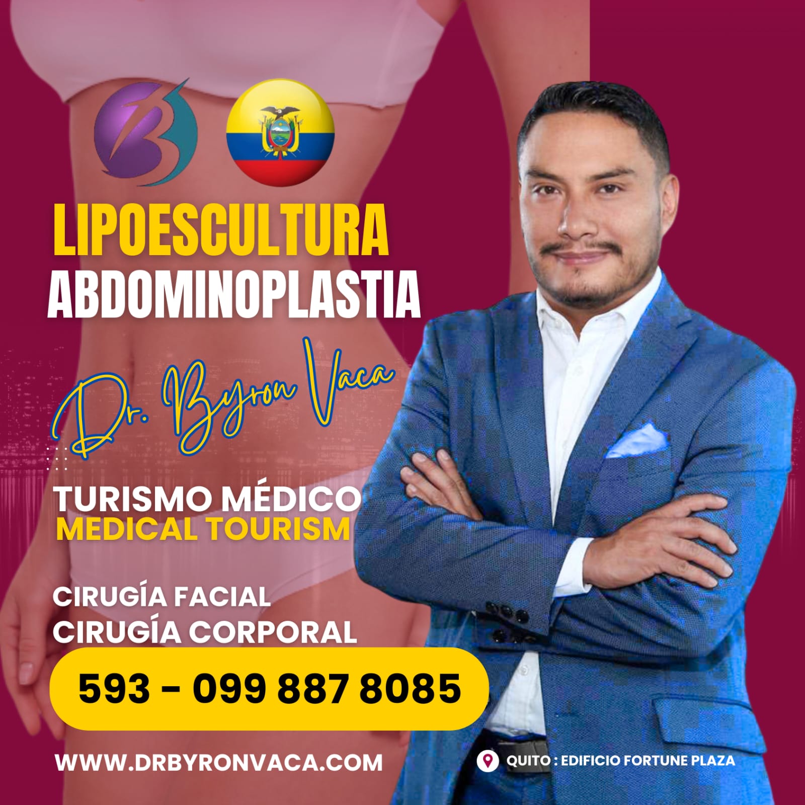 Dr. Byron Vaca  Cirujano Pl&aacute;stico en Quito