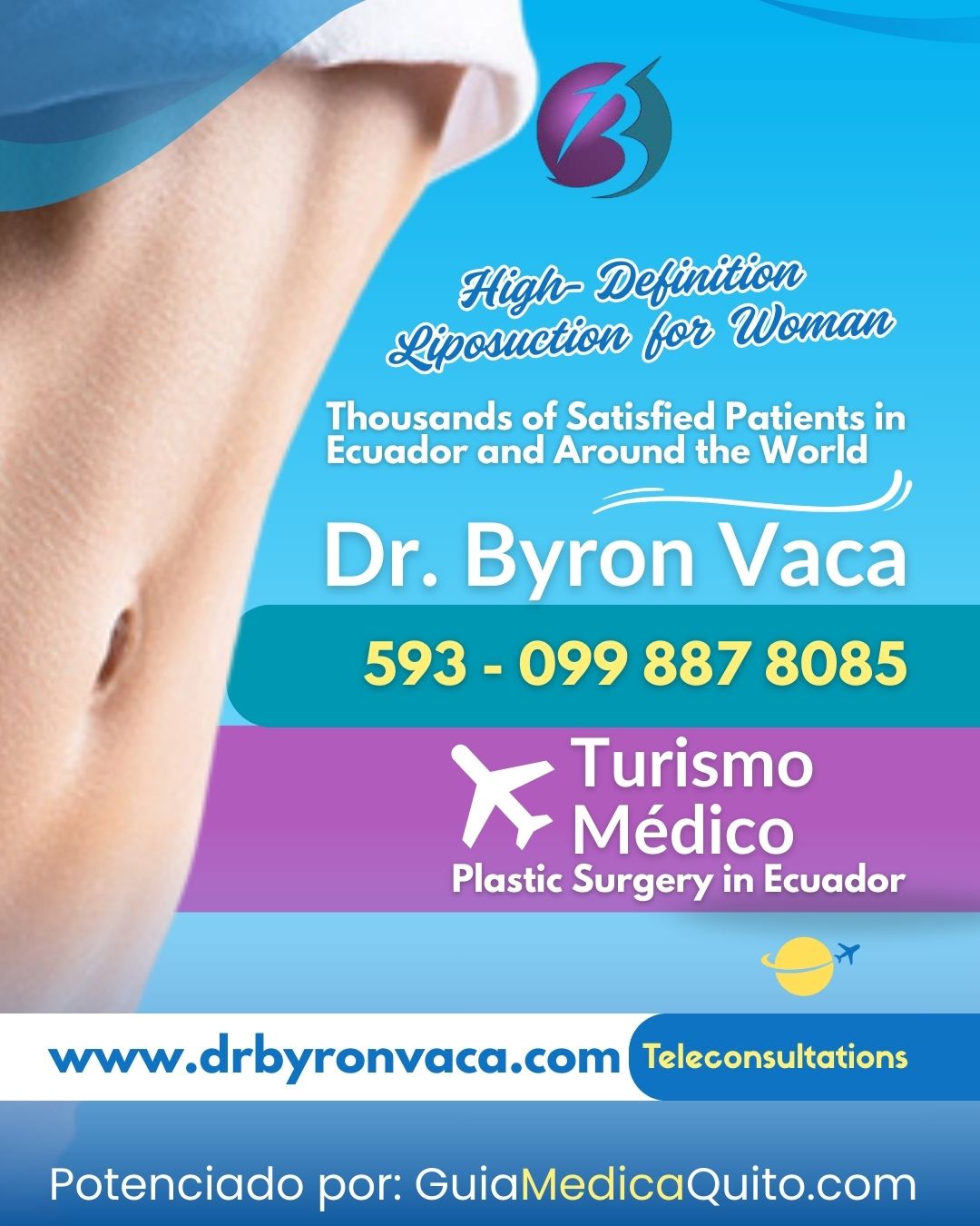 Lipoescultura en Quito: Dr. Byron Vaca - Cirujano Pl&aacute;stico Norte de Quito