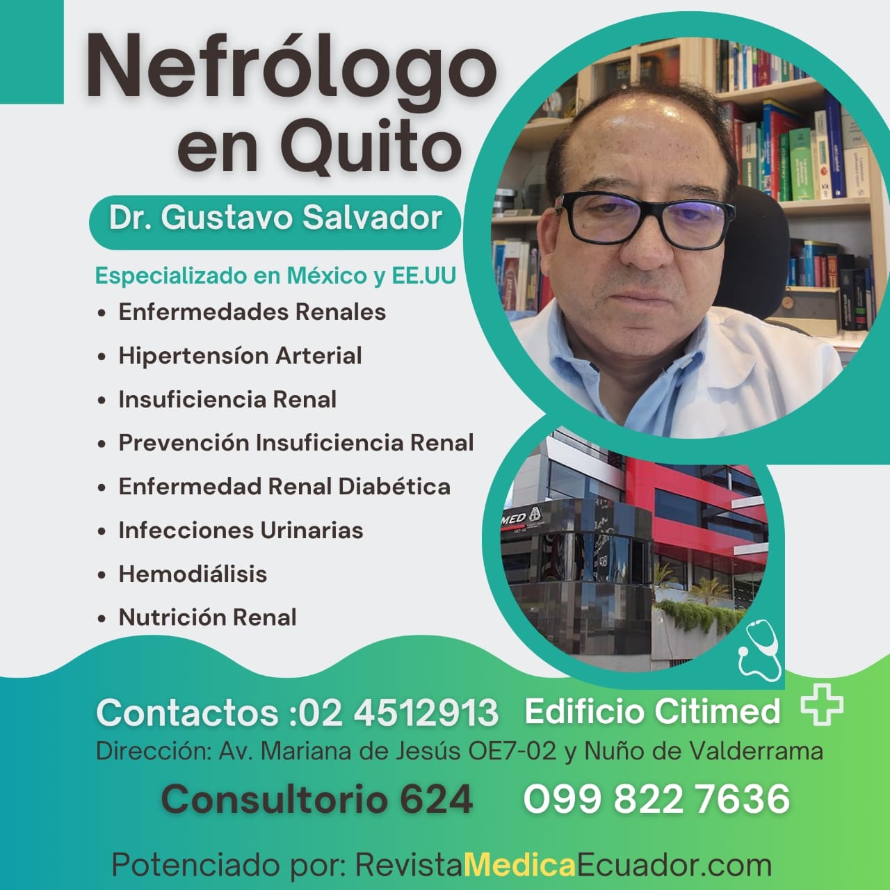 Dr. Gustavo Salvador: Nefr&oacute;logos en Quito, N&eacute;fr&oacute;logo en Quito.